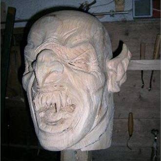 MASCHERA DA KRAMPUS PERKTEN masckenschnitzer